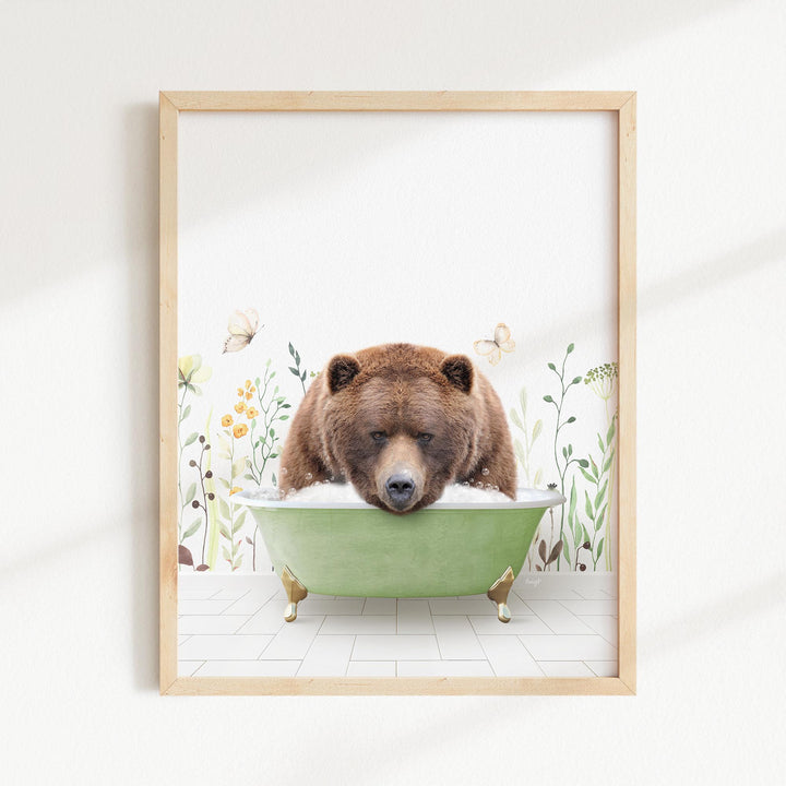 Big Bear in Spring Bath
