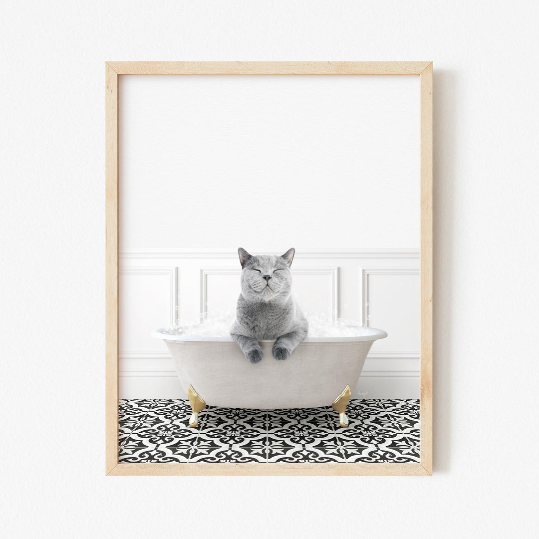 Cat in Stencil Neutral Bath