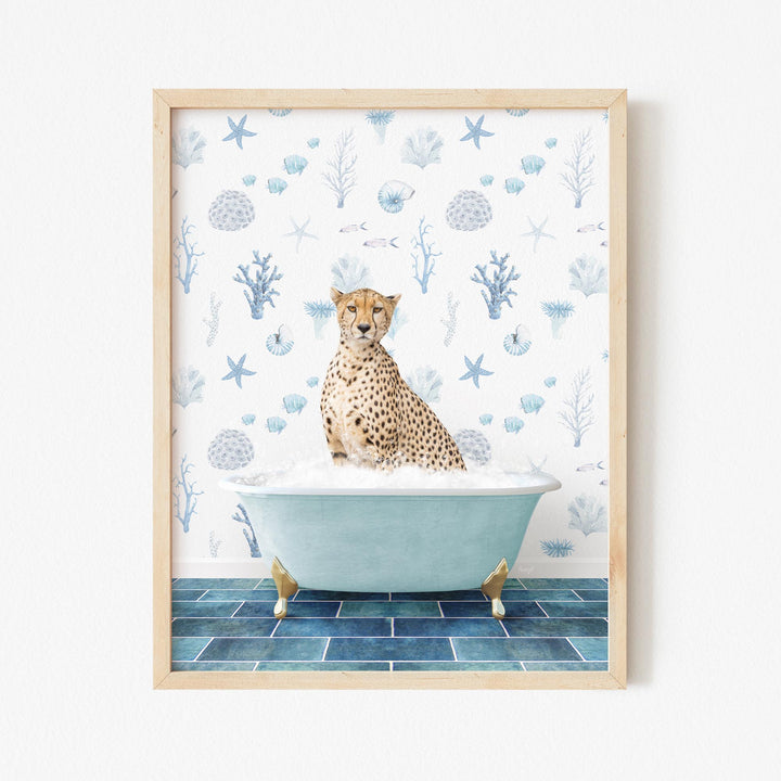 Cheetah in Under the Sea Bath