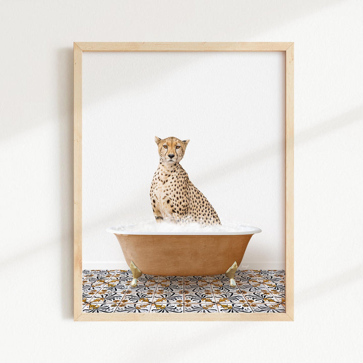 Cheetah in Mediterranean Bath