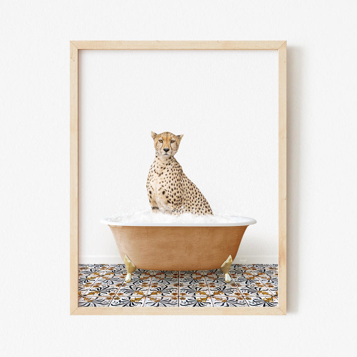 Cheetah in Mediterranean Bath
