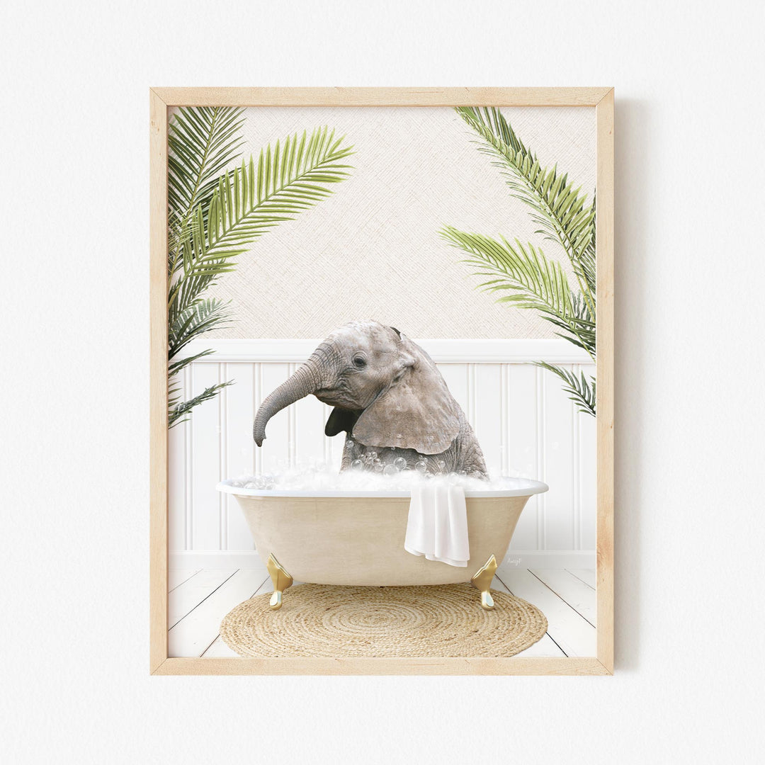 Baby Elephant No1 in Palms Bath