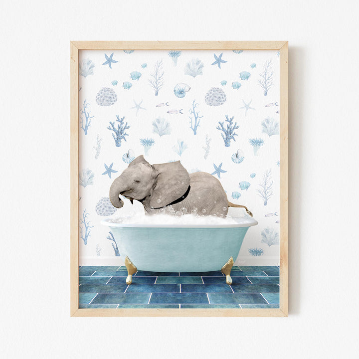 Baby Elephant No2 in Under the Sea Bath