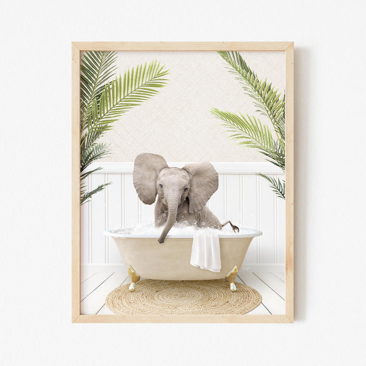 Baby Elephant No4 in Palms Bath