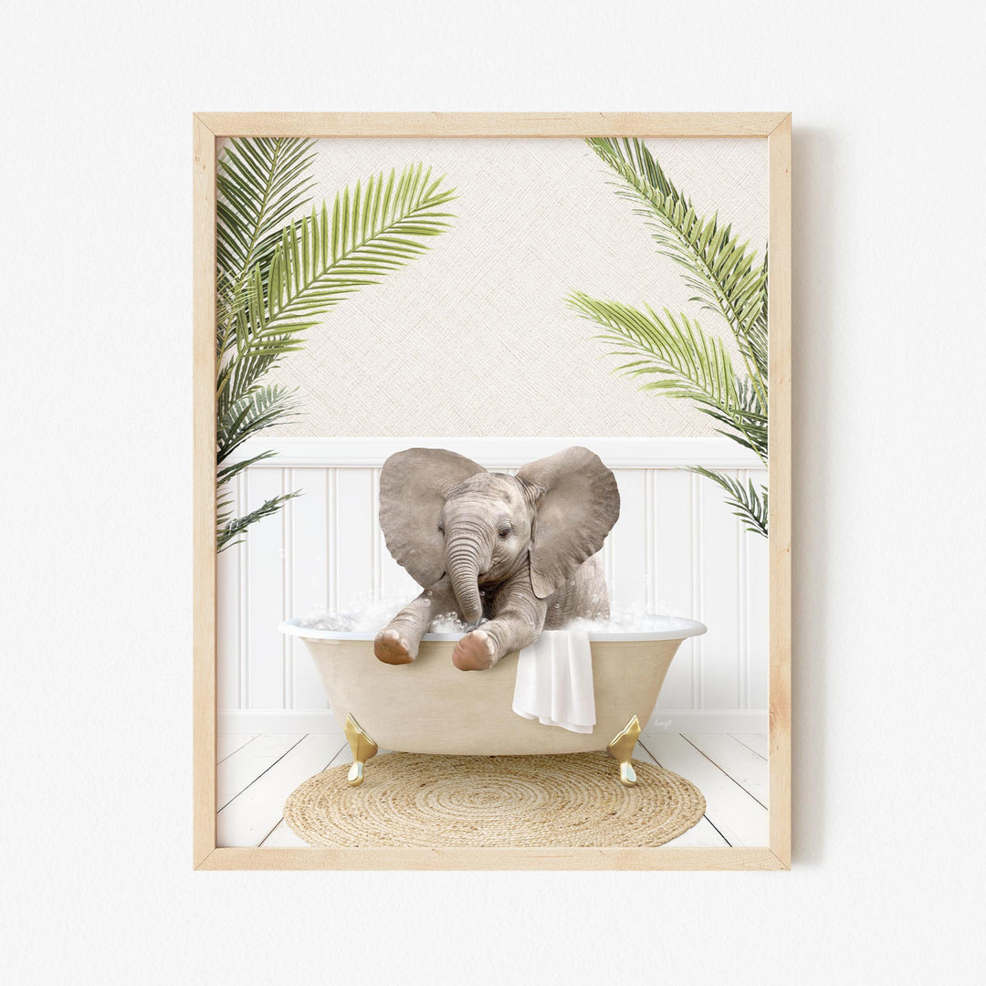 Baby Elephant No6 in Palms Bath