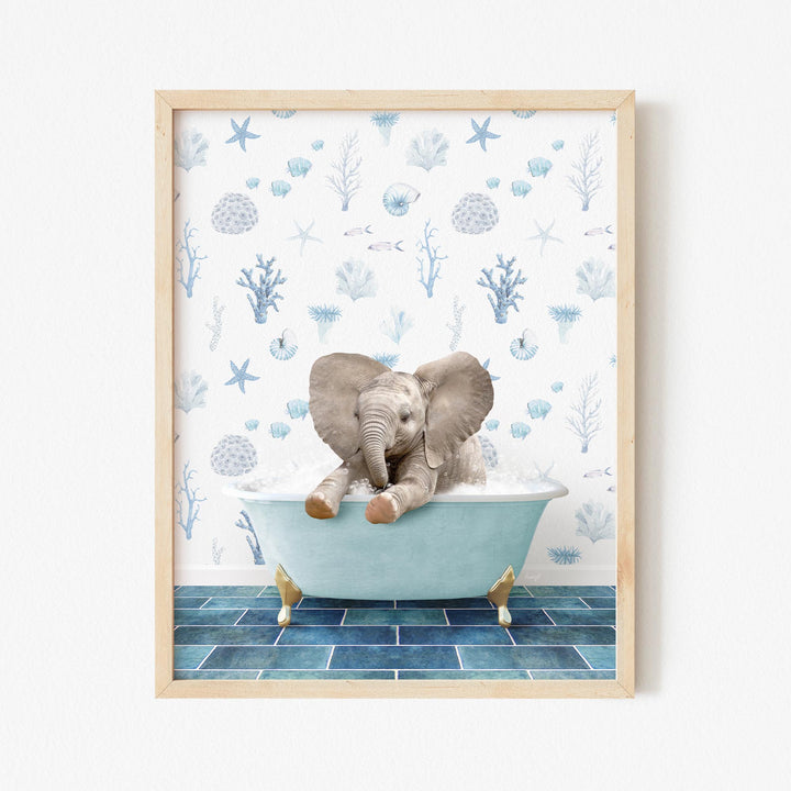 Baby Elephant No6 in Under the Sea Bath