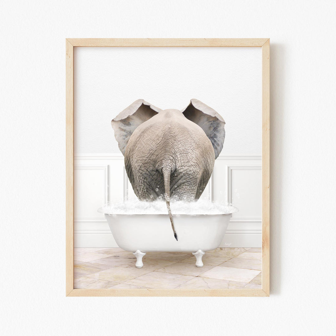 Elephant Back in Modern Bath