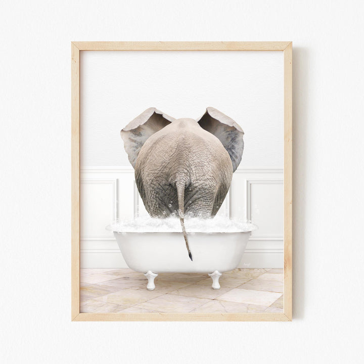 Elephant Back in Modern Bath