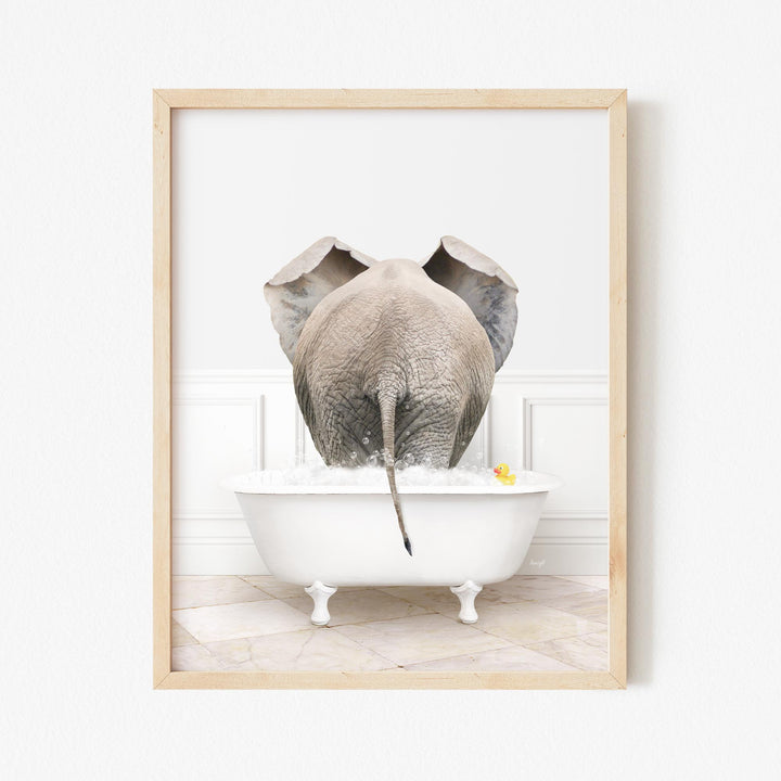 Elephant Back in Modern Bath