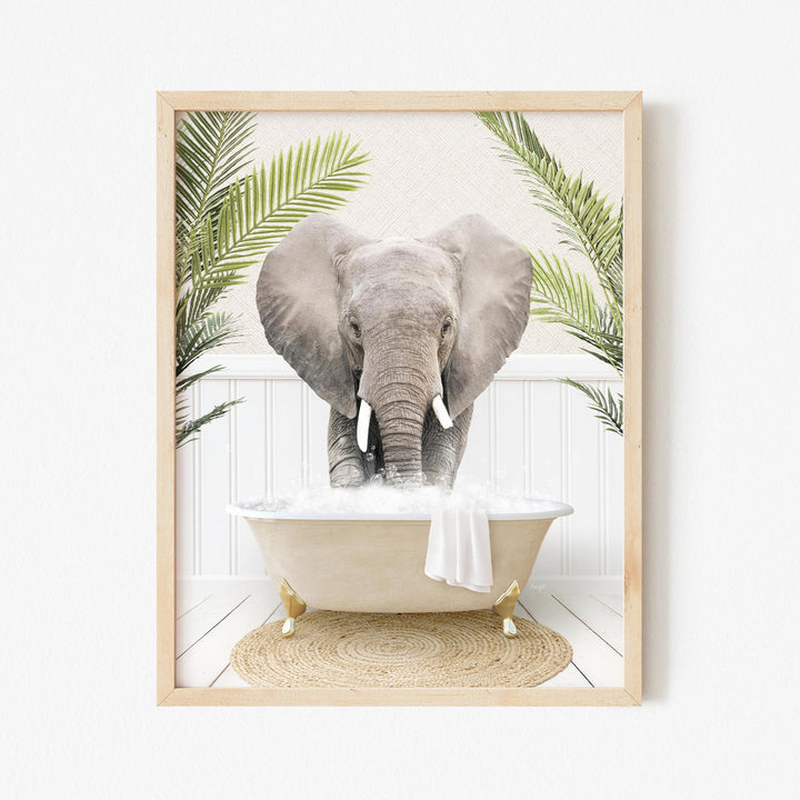 Elephant Front in Palms Bath