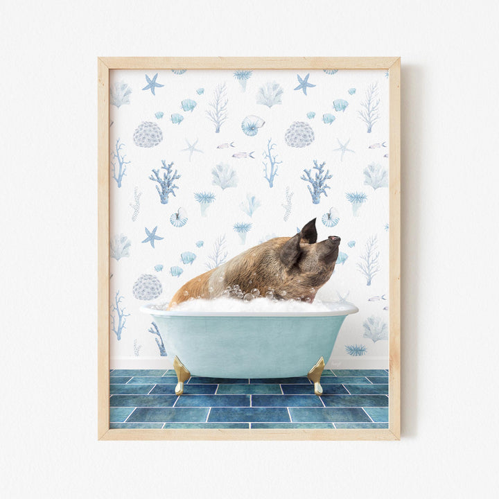 Hog in Under the Sea Bath