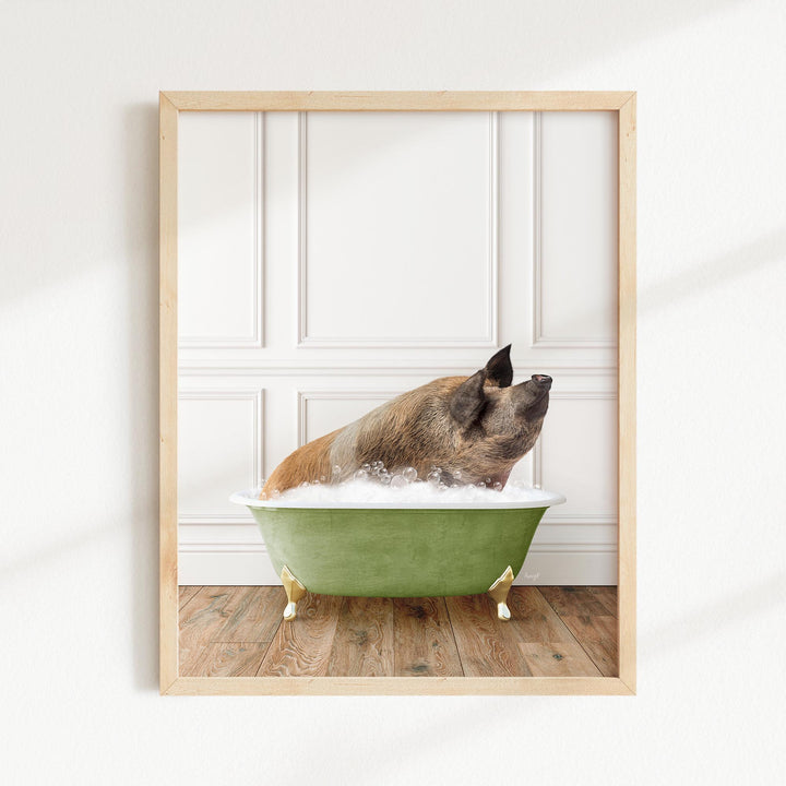 Hog in Transitional Bath Style