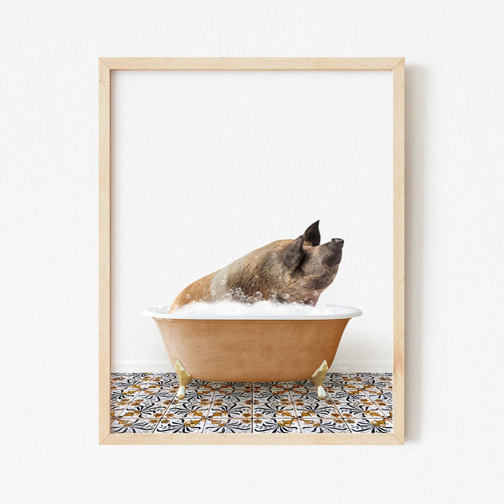Hog in Mediterranean Bath