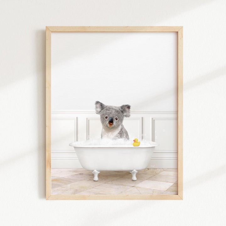 Koala Bear in Modern Bath