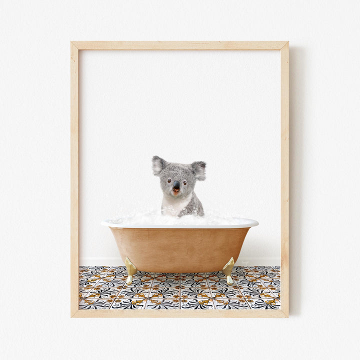 Baby Koala in Mediterranean Bath