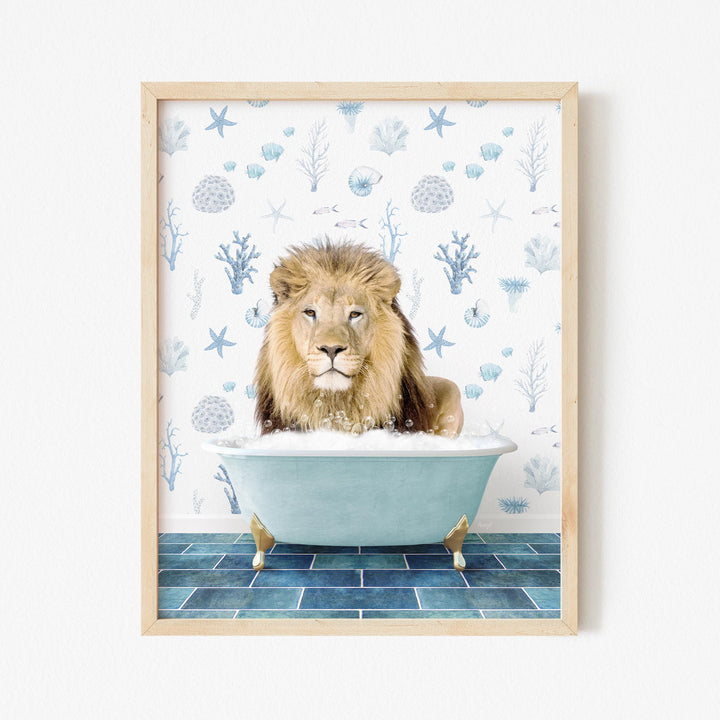 Lion in Under the Sea Bath