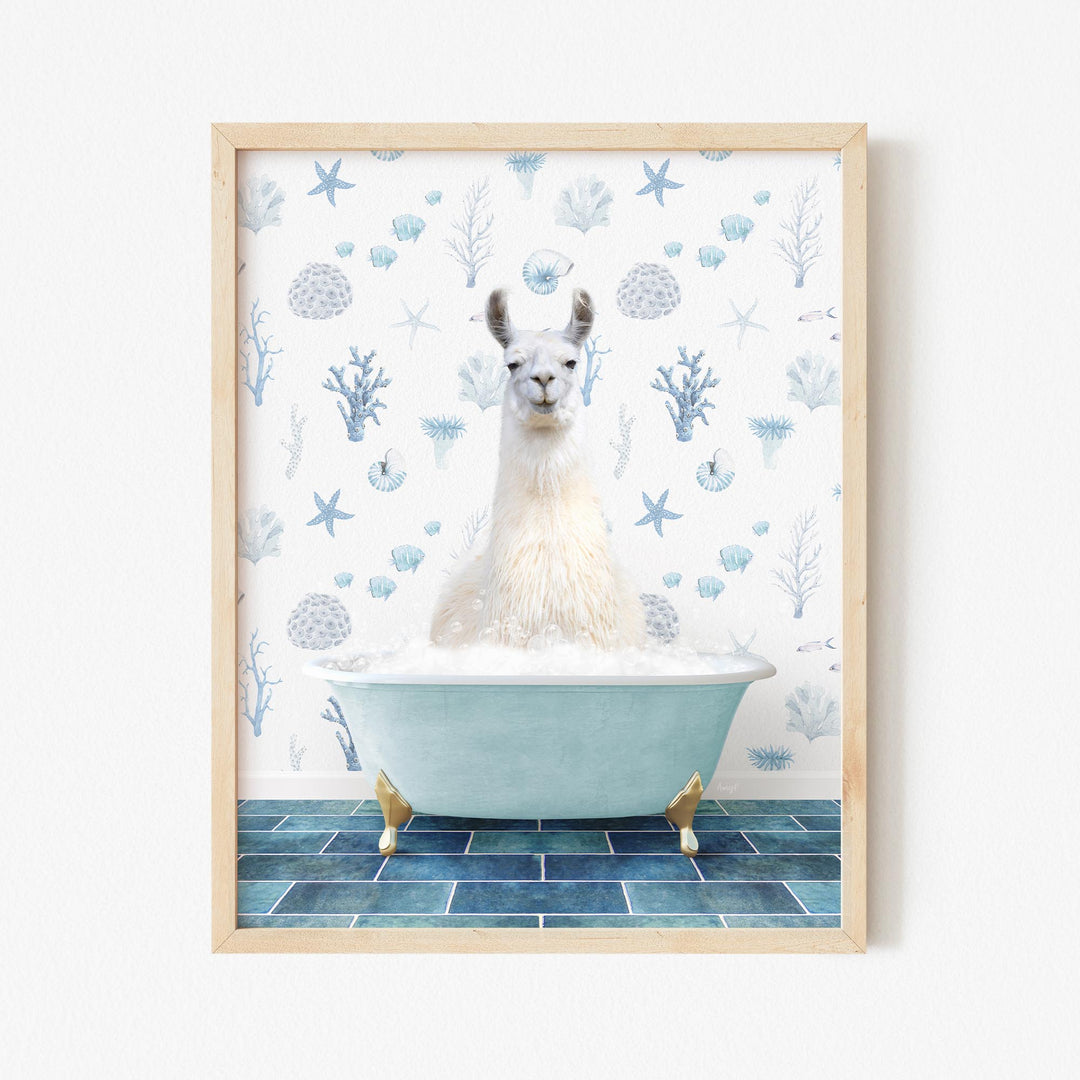 Llama in Under the Sea Bath