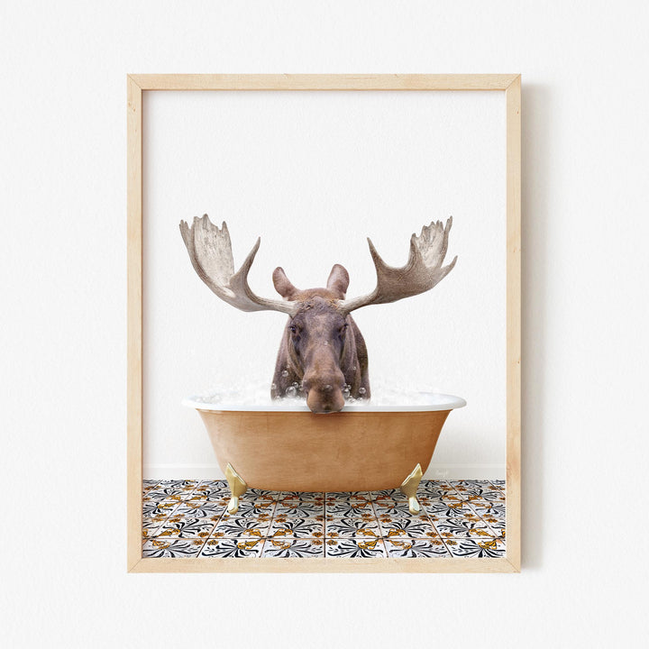 Moose in Mediterranean Bath