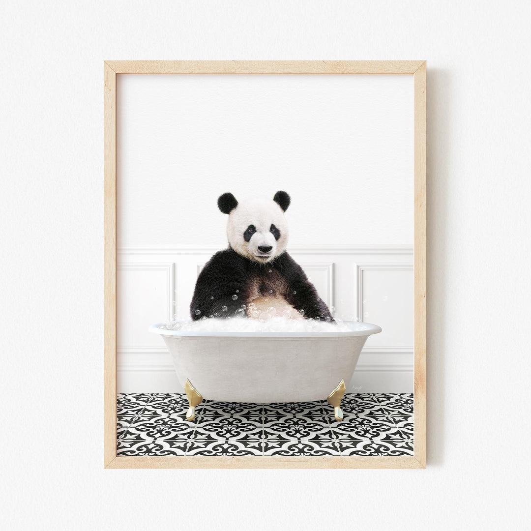 Panda in Stencil Neutral Bath