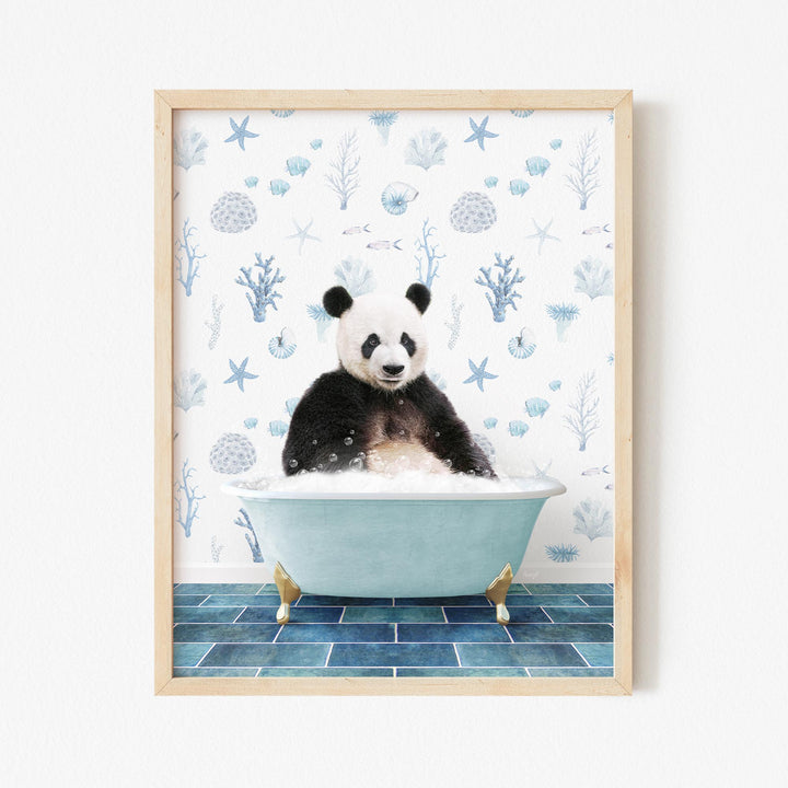 Panda in Under the Sea Bath