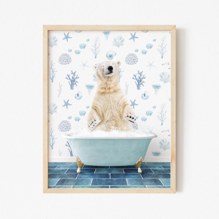 Polar Bear in Under the Sea Bath