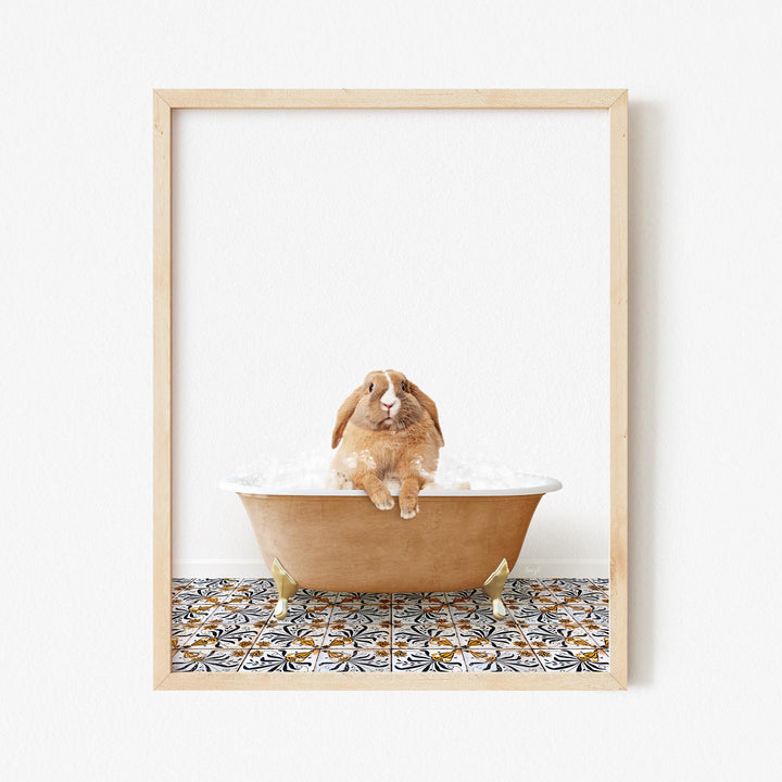 Pudgy Bunny in Mediterranean Bath