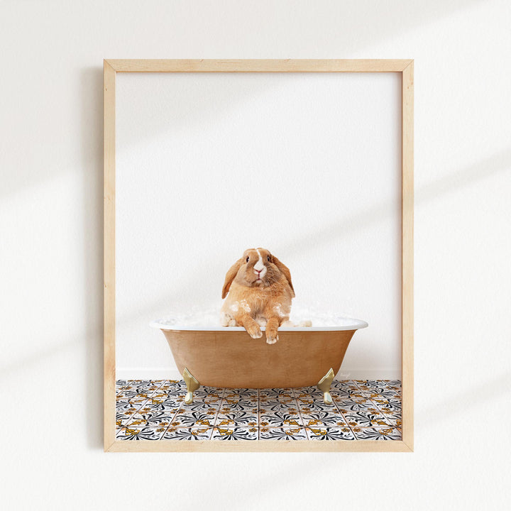 Pudgy Bunny in Mediterranean Bath