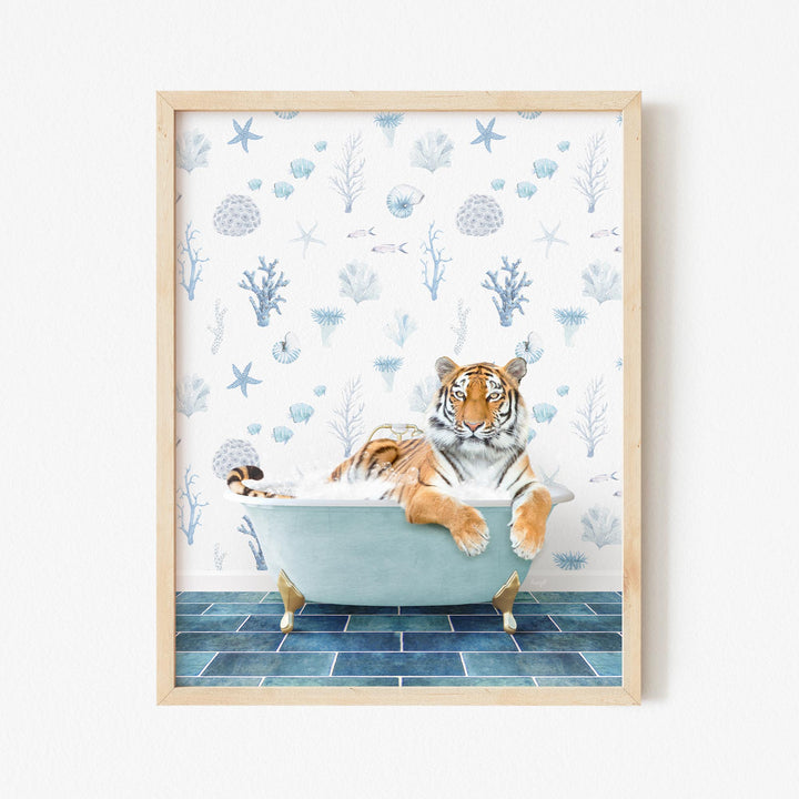 Tiger in Under the Sea Bath