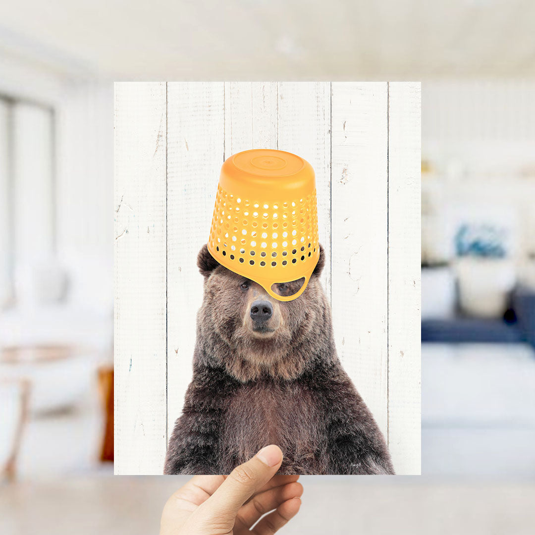 Bear - I'm a Basket Case - Farmhouse Wall