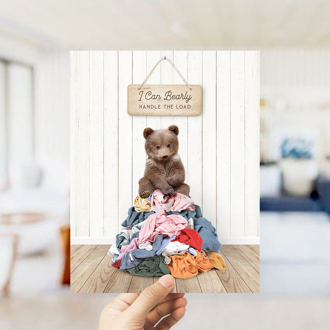 Bear Cub I Can Bearly Handle the Load - Farmhouse Floor
