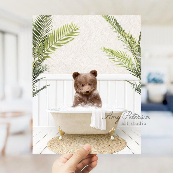 Bear Cub in Palms Bath