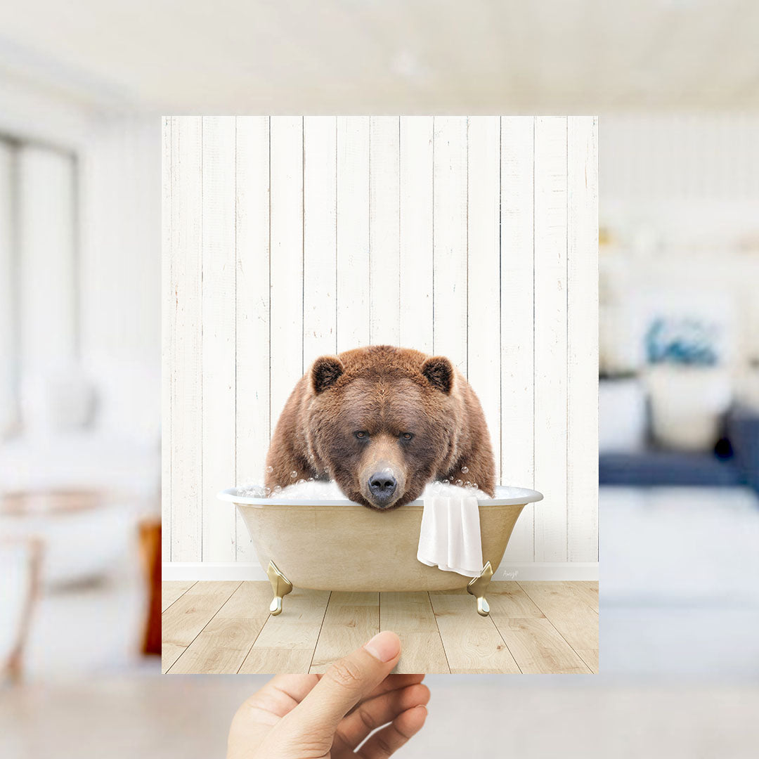 Big Bear in Farmhouse Bath