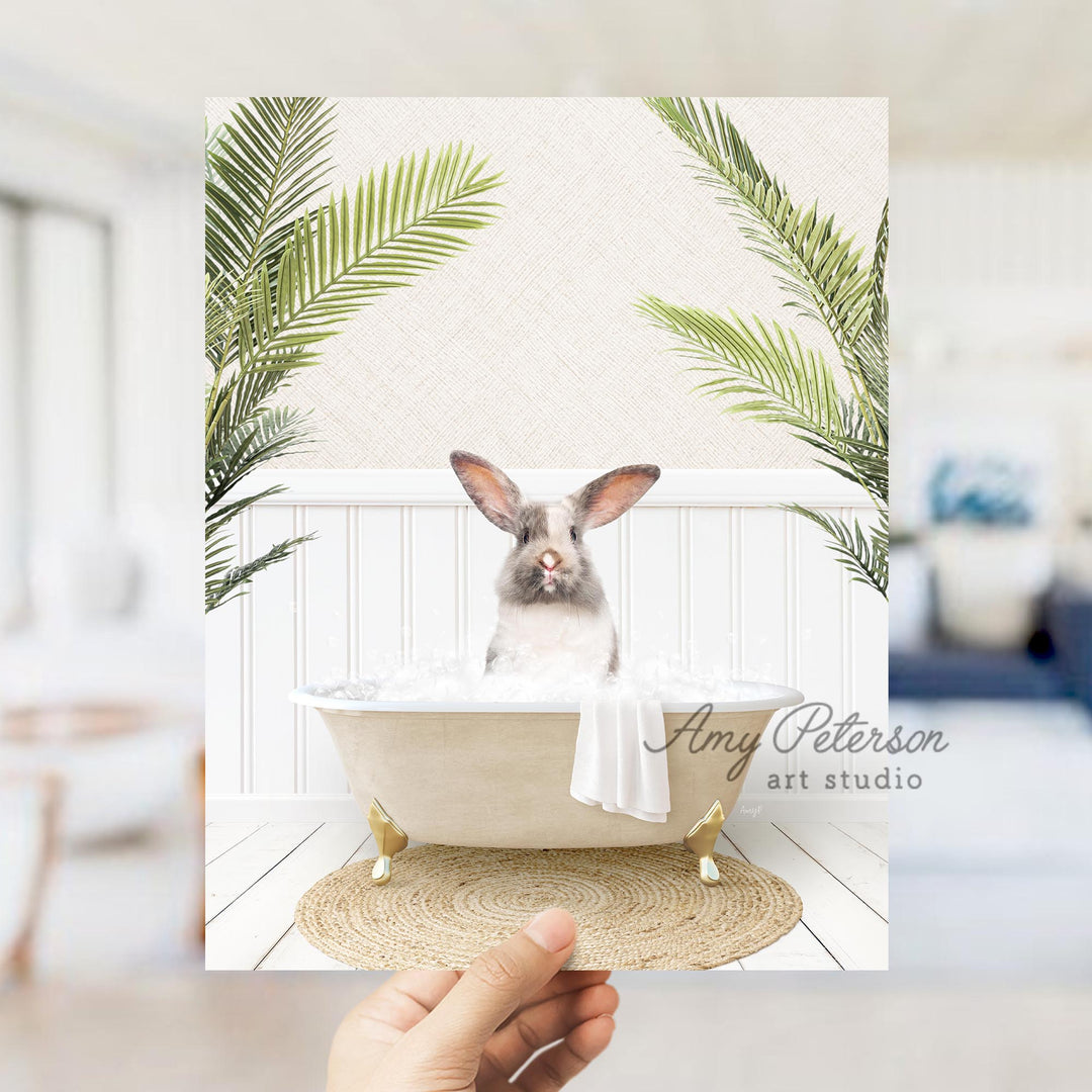 Bunny in Palms Bath