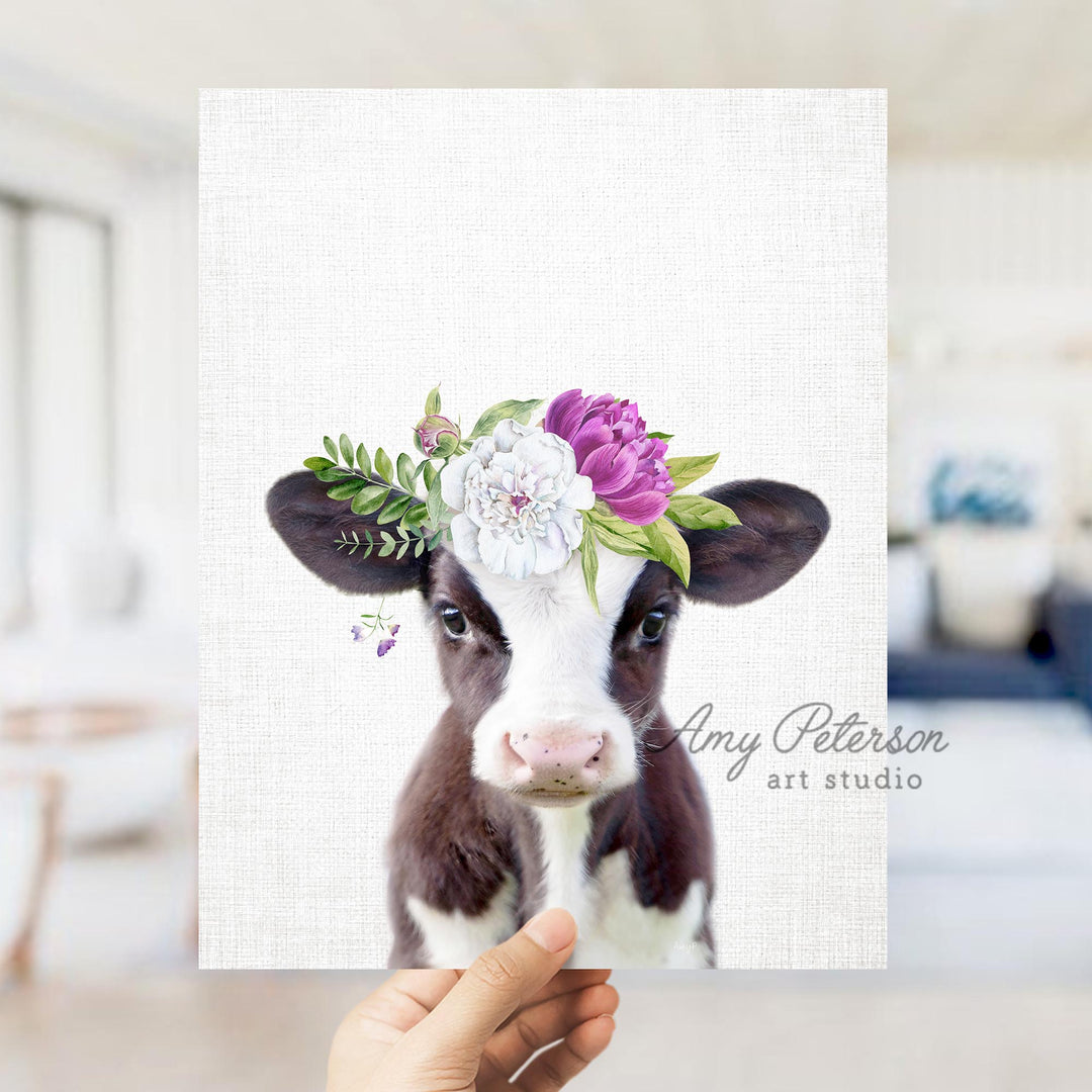 Baby Cow Flower Crown