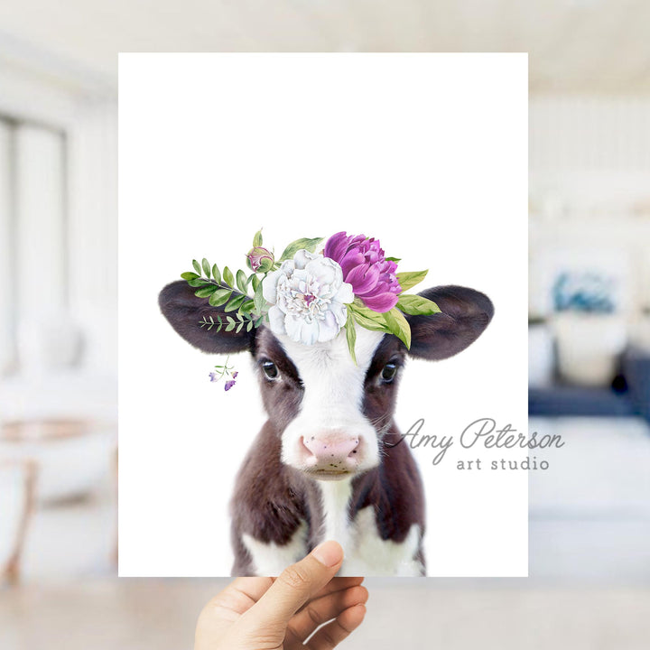 Baby Cow Flower Crown