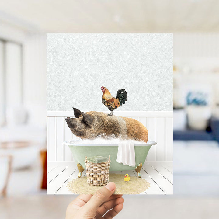 Hog and Rooster in Cottage Green Bath