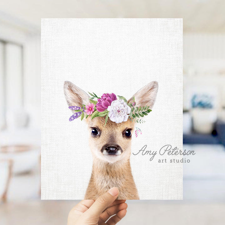 Baby Deer Flower Crown