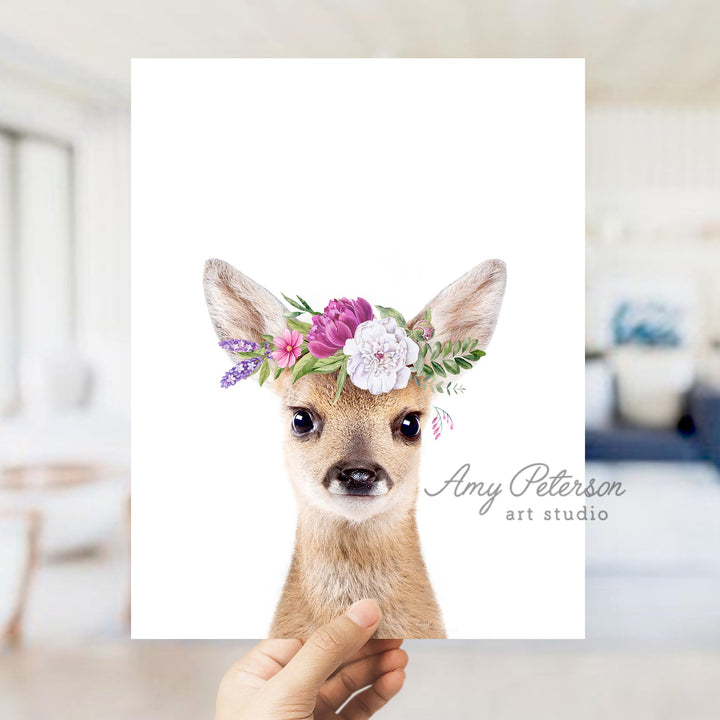 Baby Deer Flower Crown
