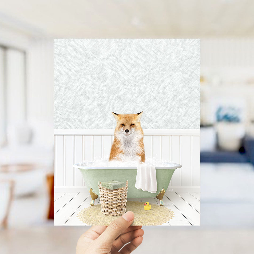 Fox in Cottage Green Bath