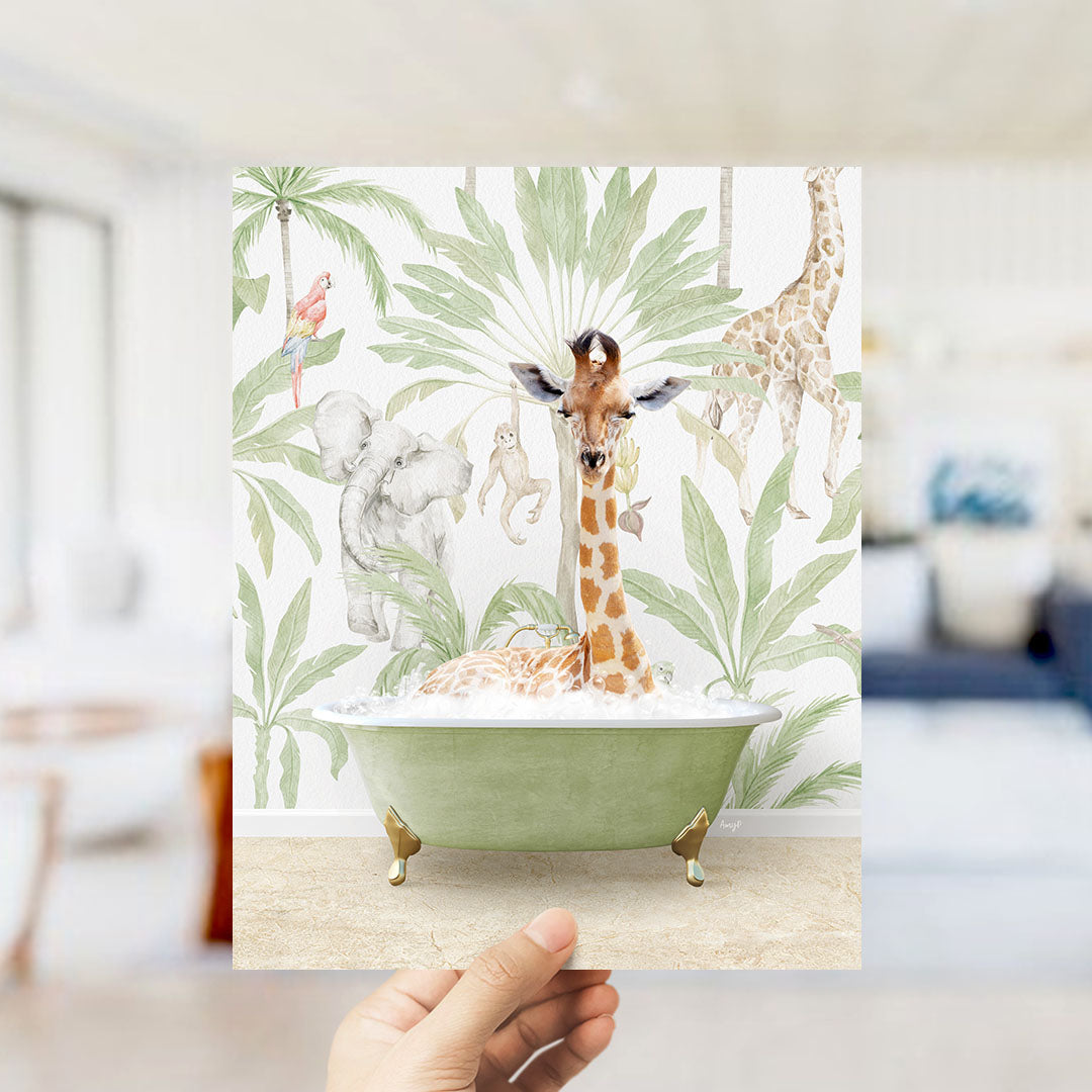 Giraffe in Safari Bath
