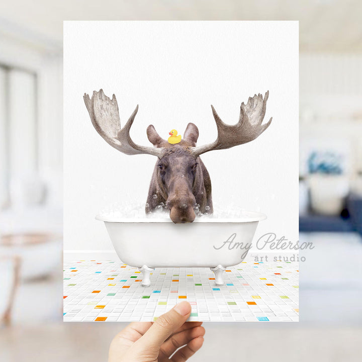 Moose - Chiclet Tile Bath