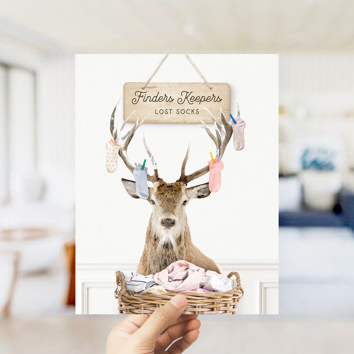 Deer Finders Keepers Lost Socks