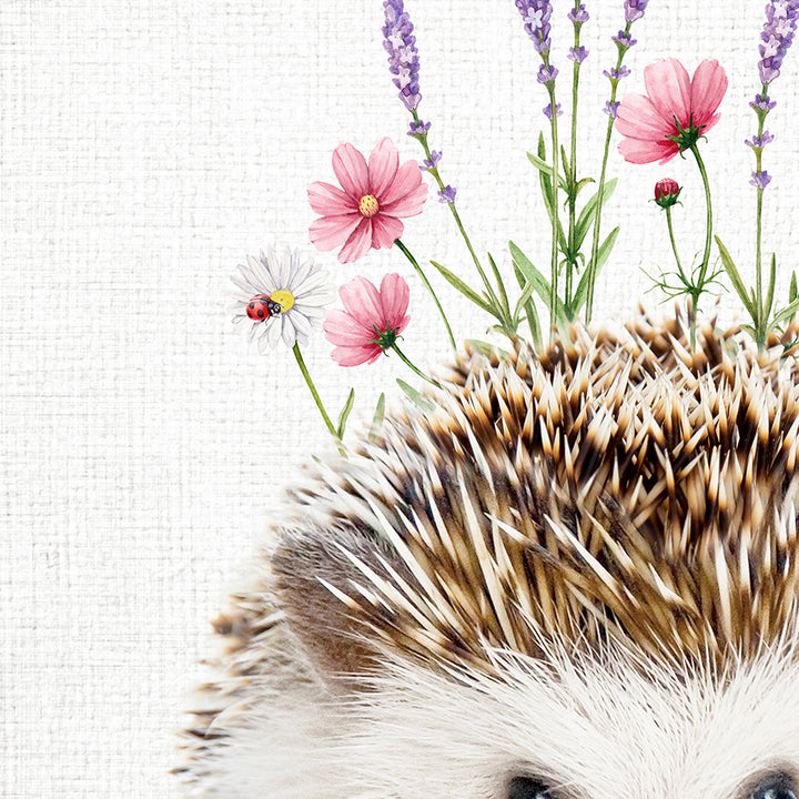 Baby Hedgehog Flower Crown