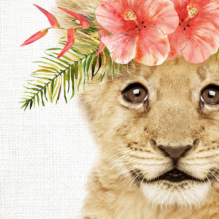 Baby Lion Cub Flower Crown