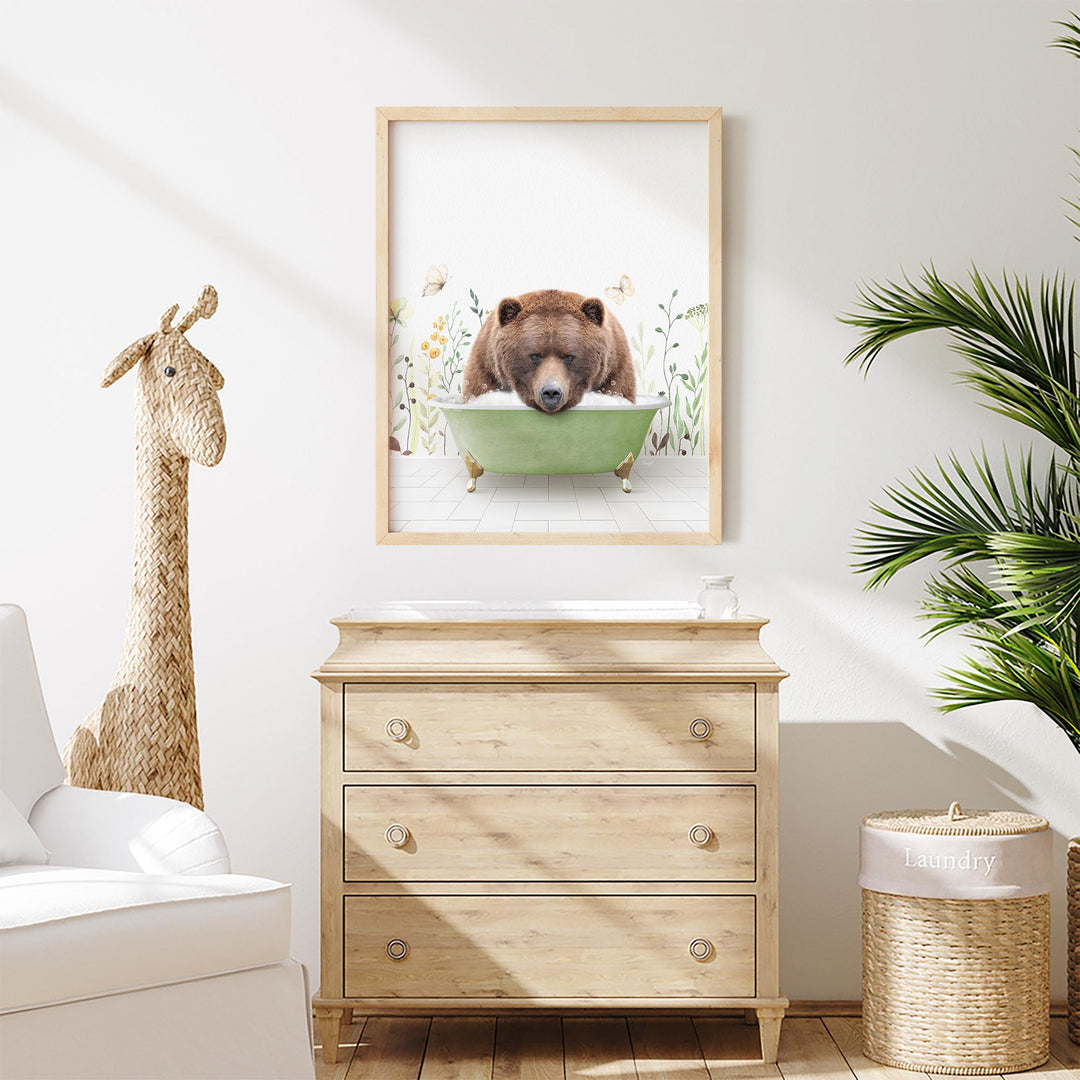 Big Bear in Spring Bath