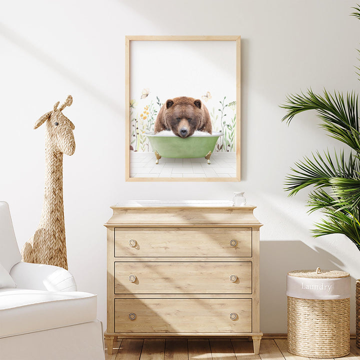 Big Bear in Spring Bath