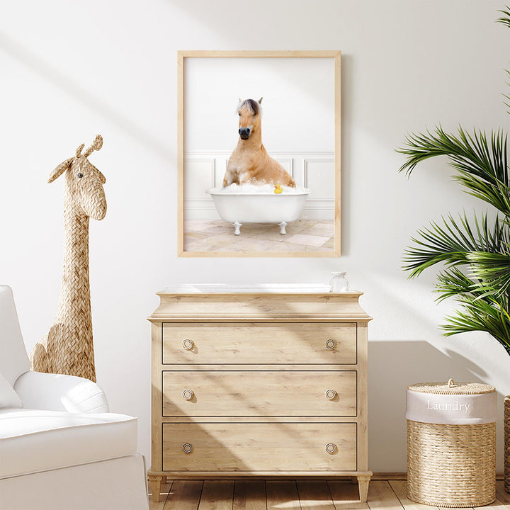Horse in Modern Bath