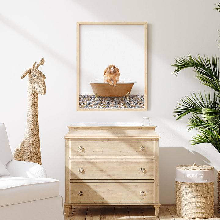 Pudgy Bunny in Mediterranean Bath