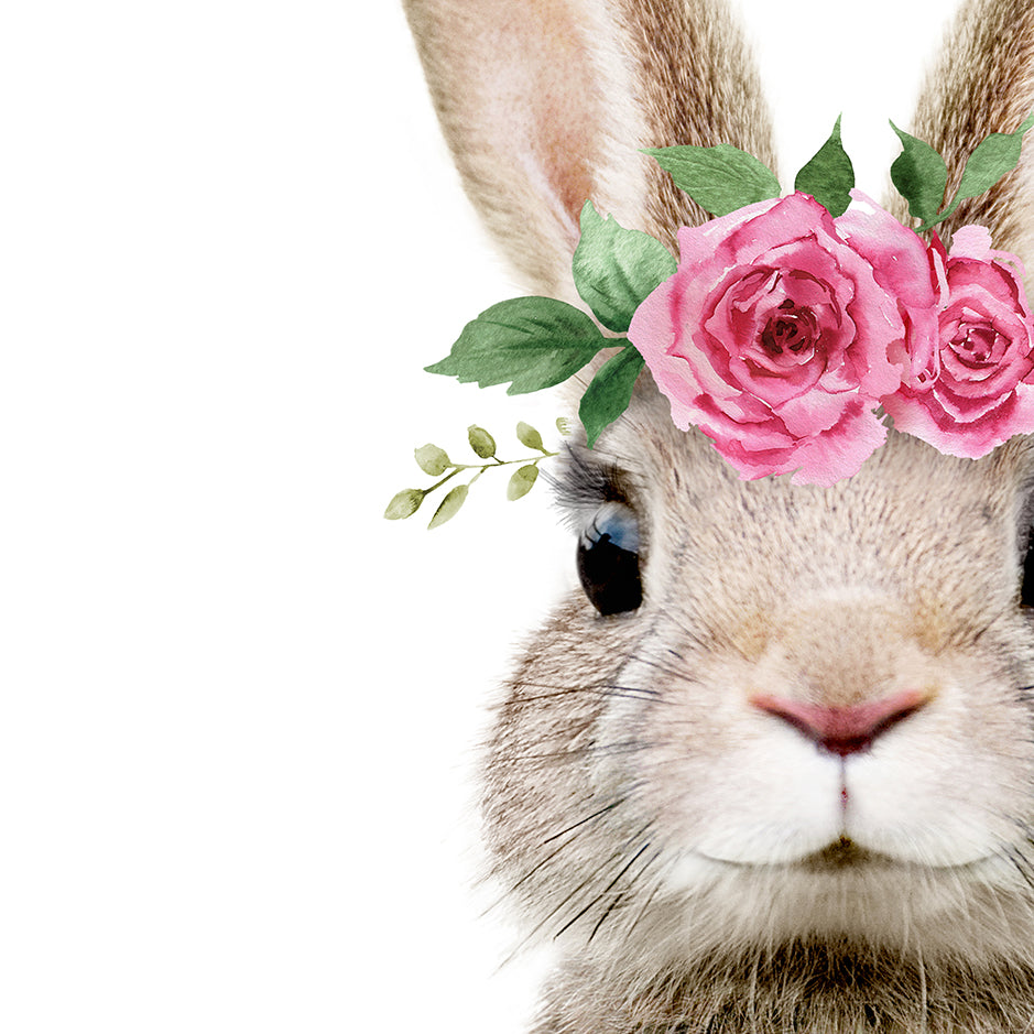 Baby Rabbit Flower Crown