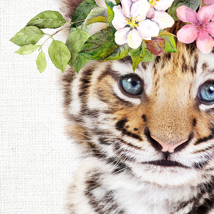 Baby Tiger Cub Flower Crown